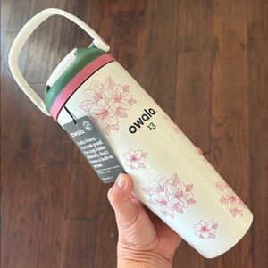 Owola Floral Insulated Water Bottle - Azalea